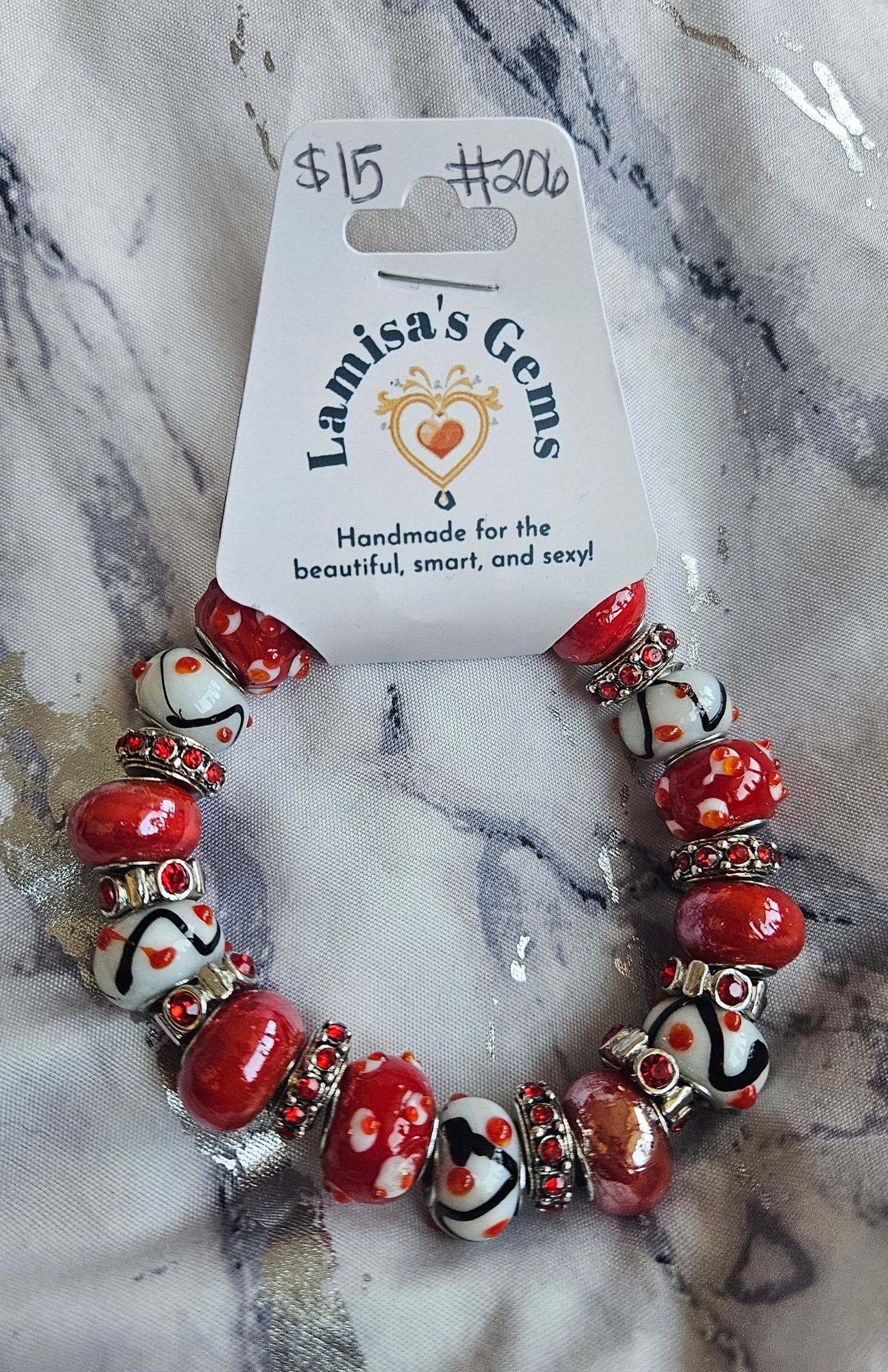 Heavy Glass Bracelet