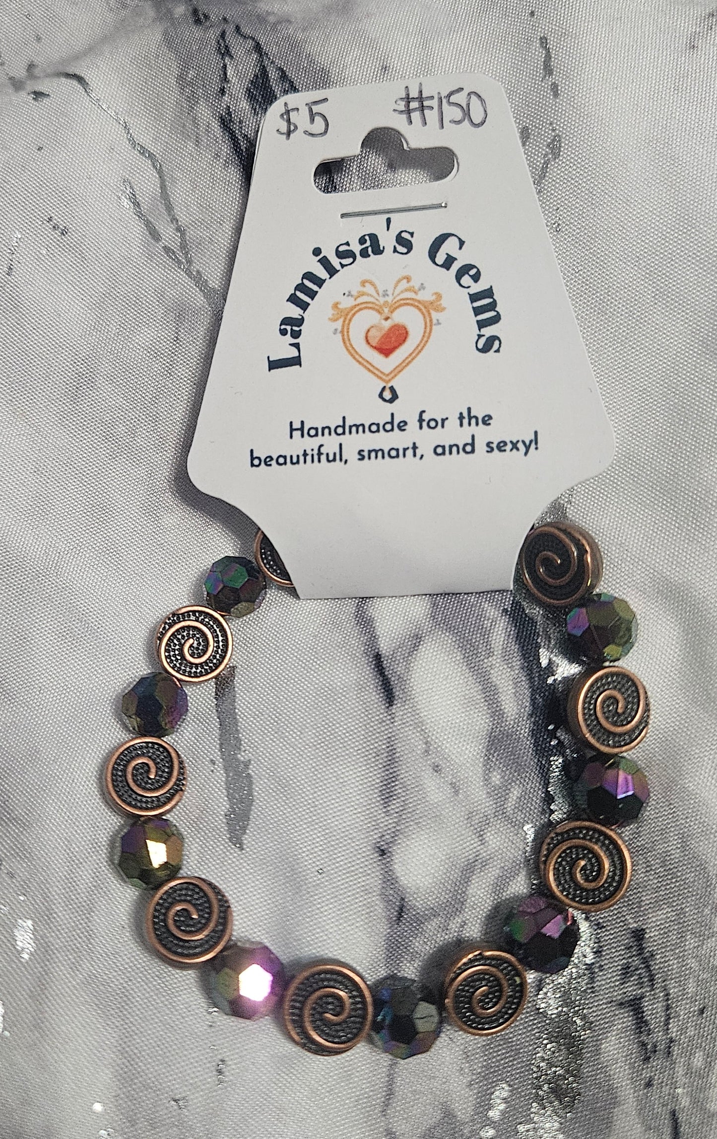 Bronze Spiral Bracelet