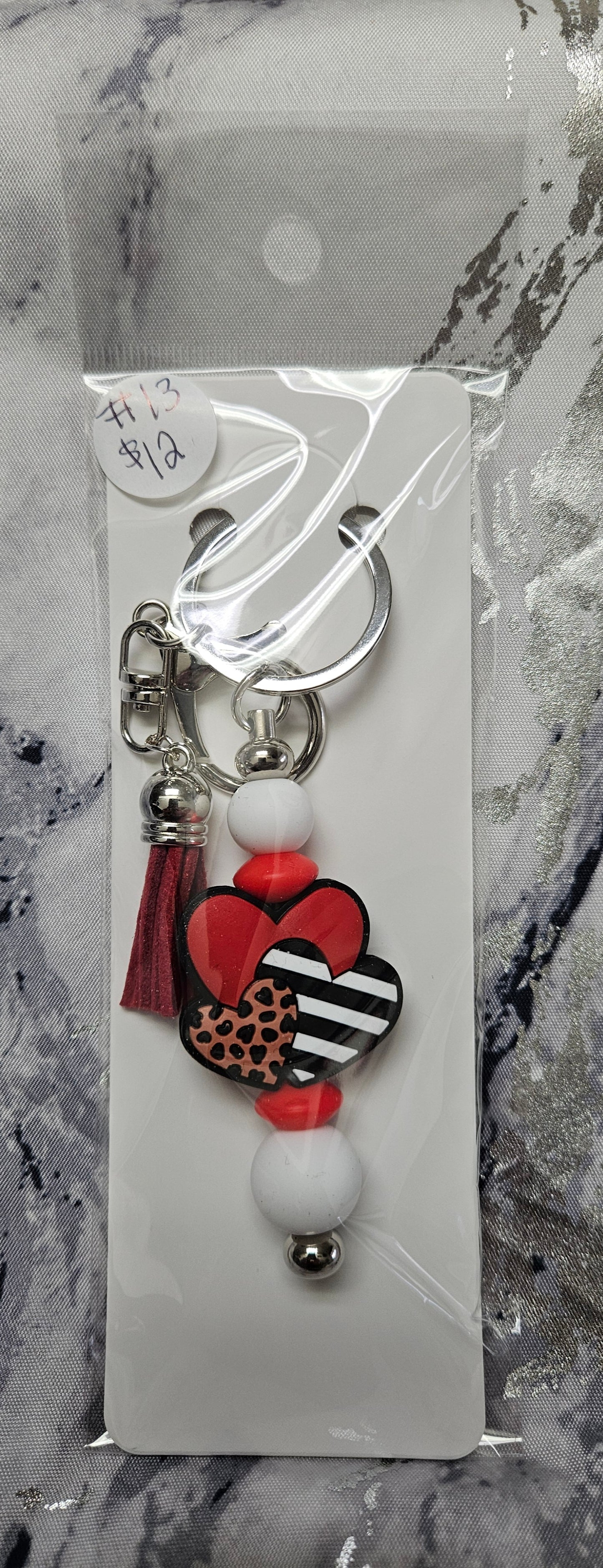 Cheetah Love Keychain