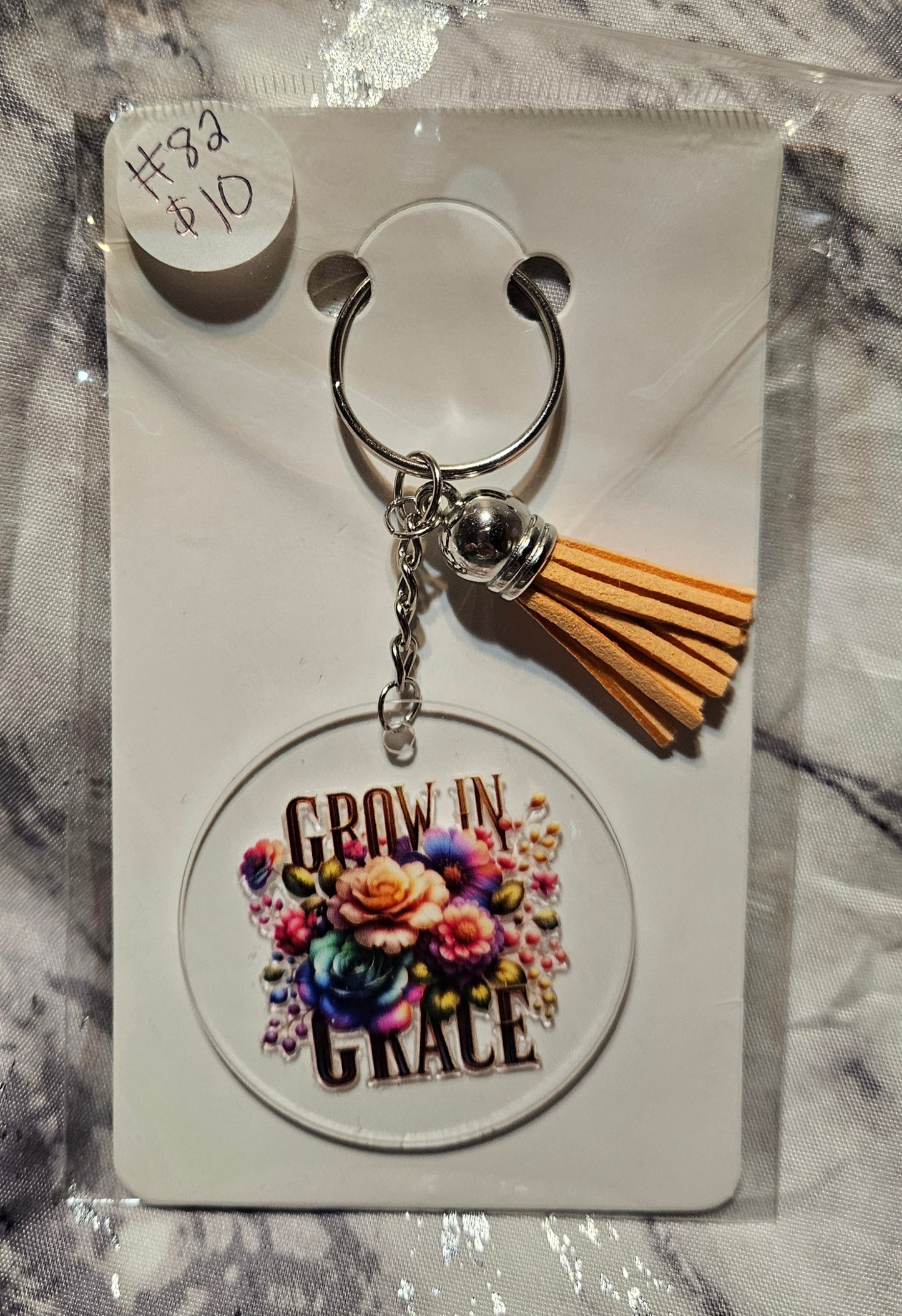 Grow in Grace Keychain
