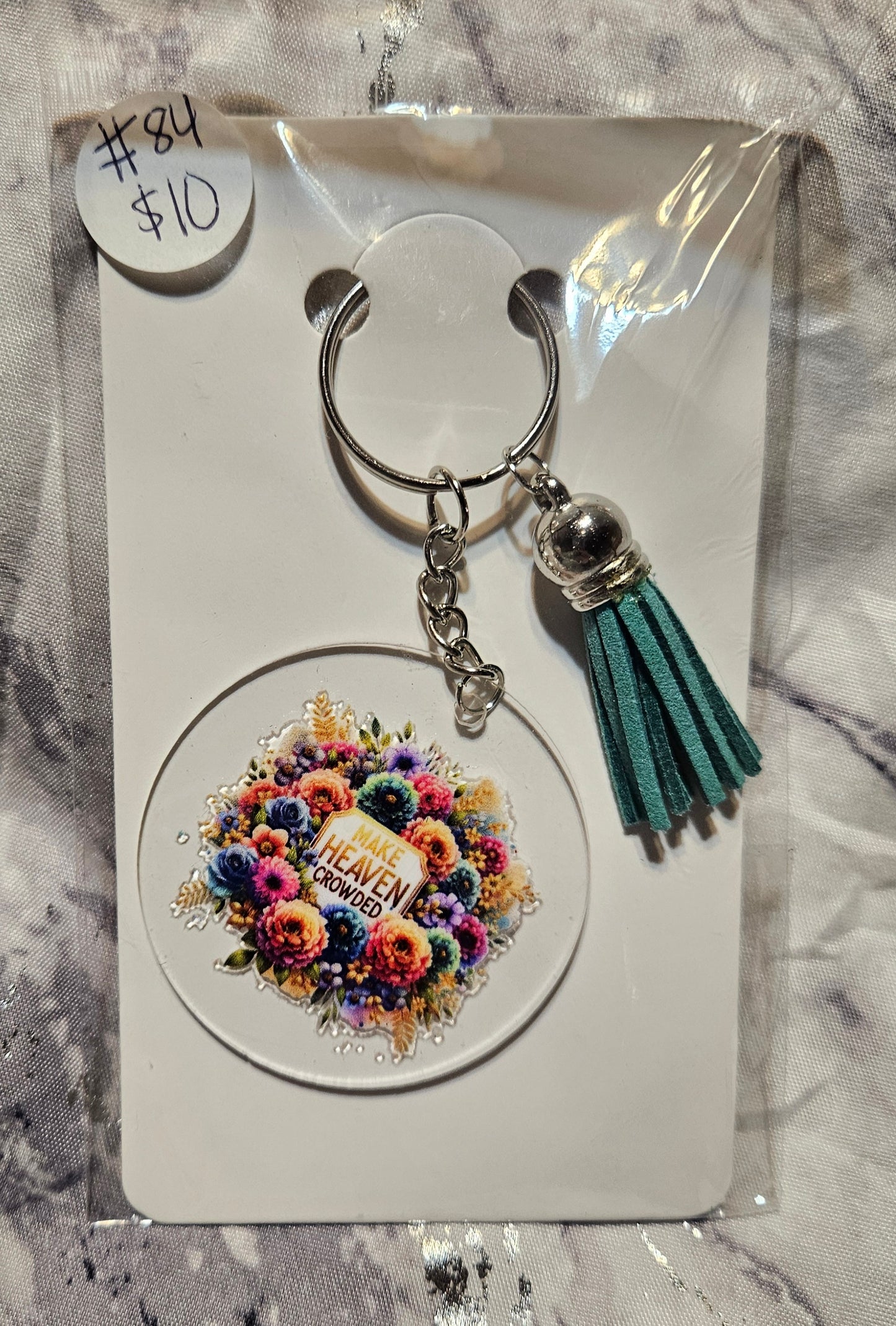 Make Heaven Crowded Keychain