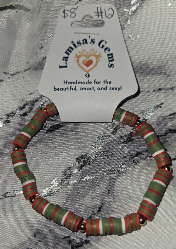 Christmas Heishi bracelet