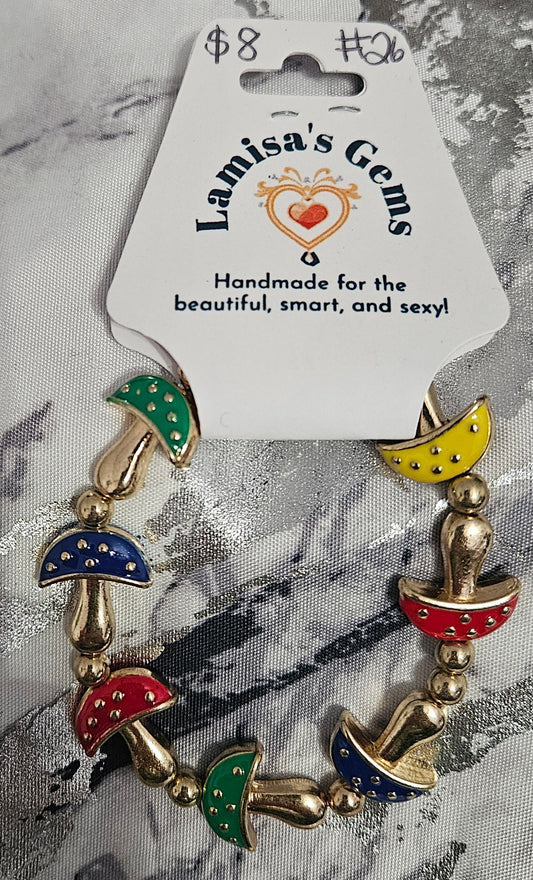 Mushroom Bracelet