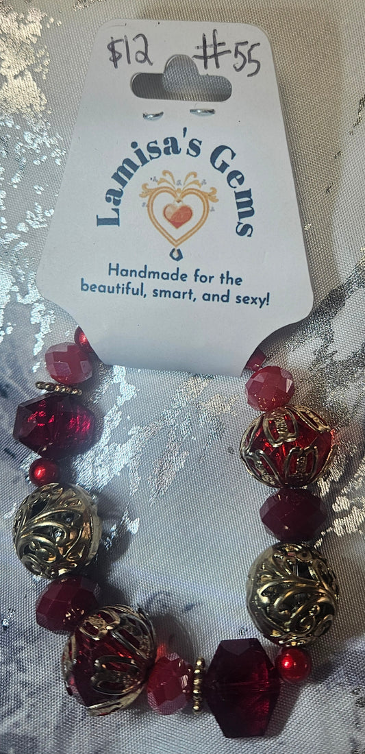Red & Gold Bracelet