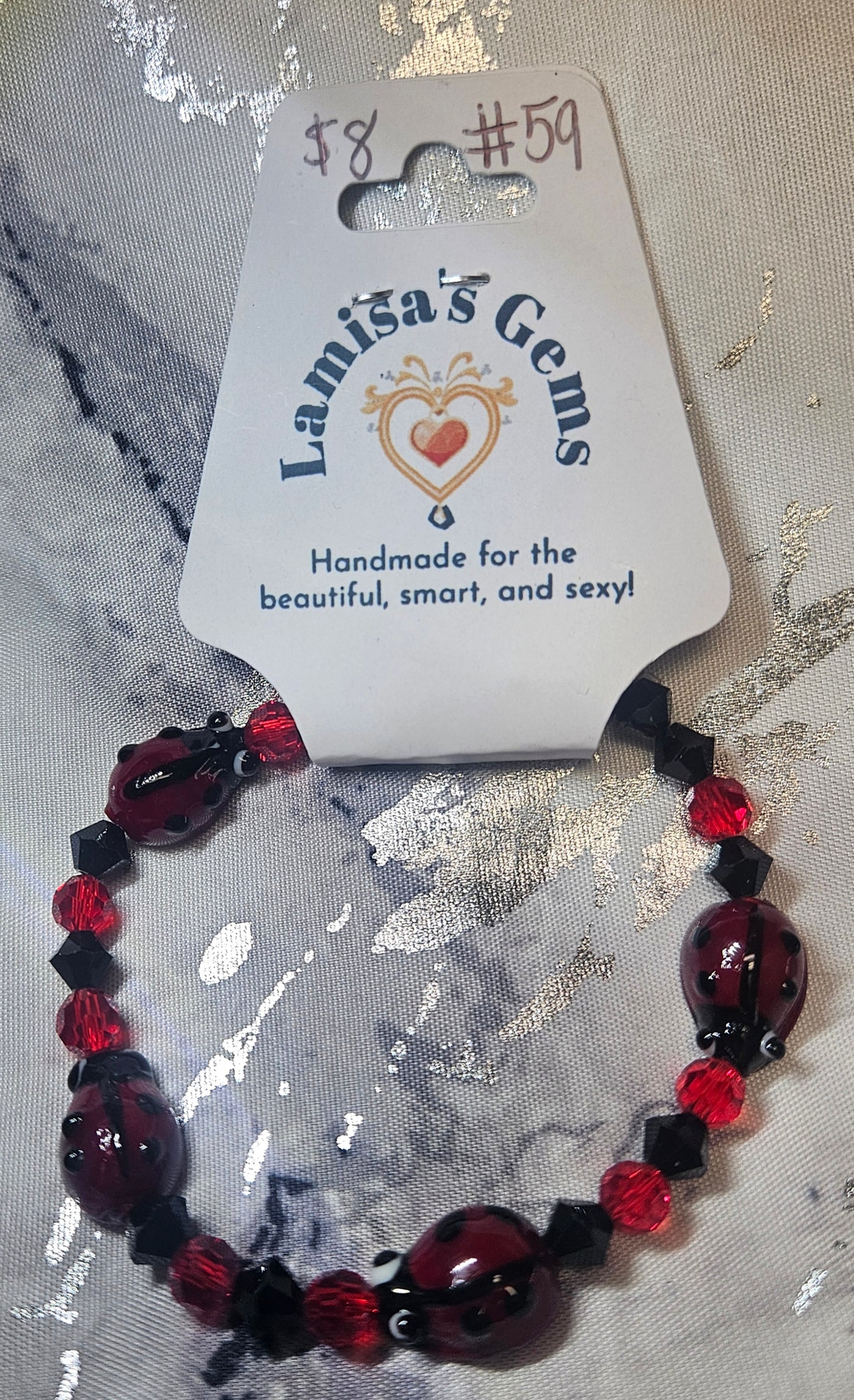 Lady Bug Bracelet