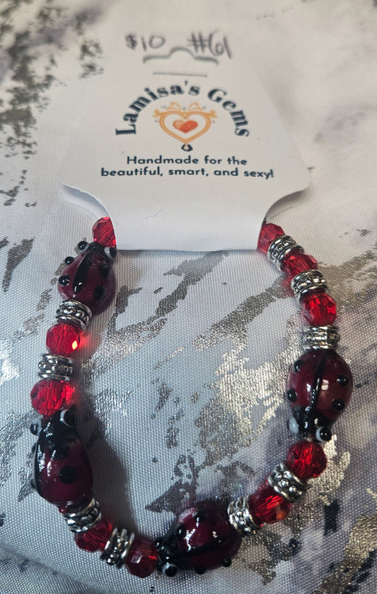 Lady Bug Bracelet
