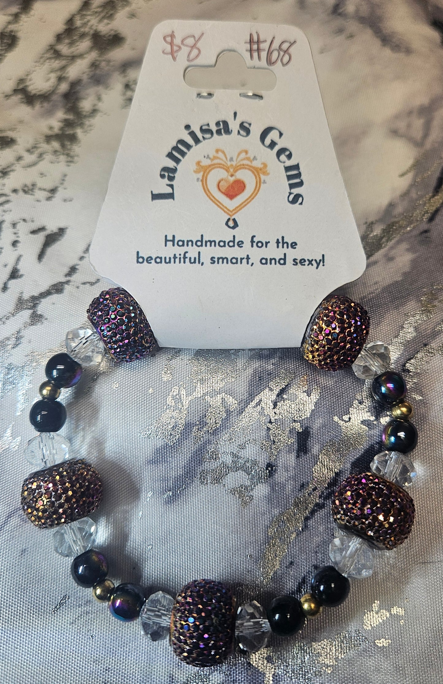 Galaxy Rhinestone Bracelet