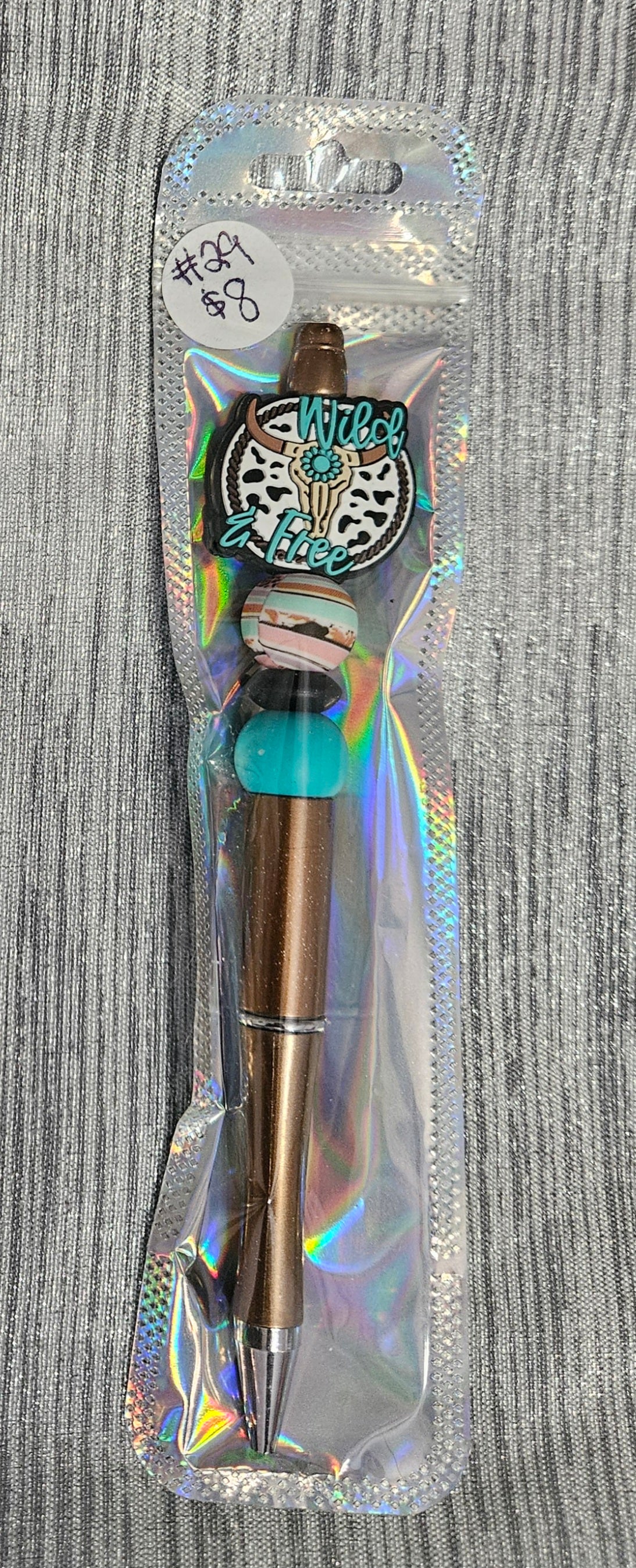 Wild & Free Skull Pen