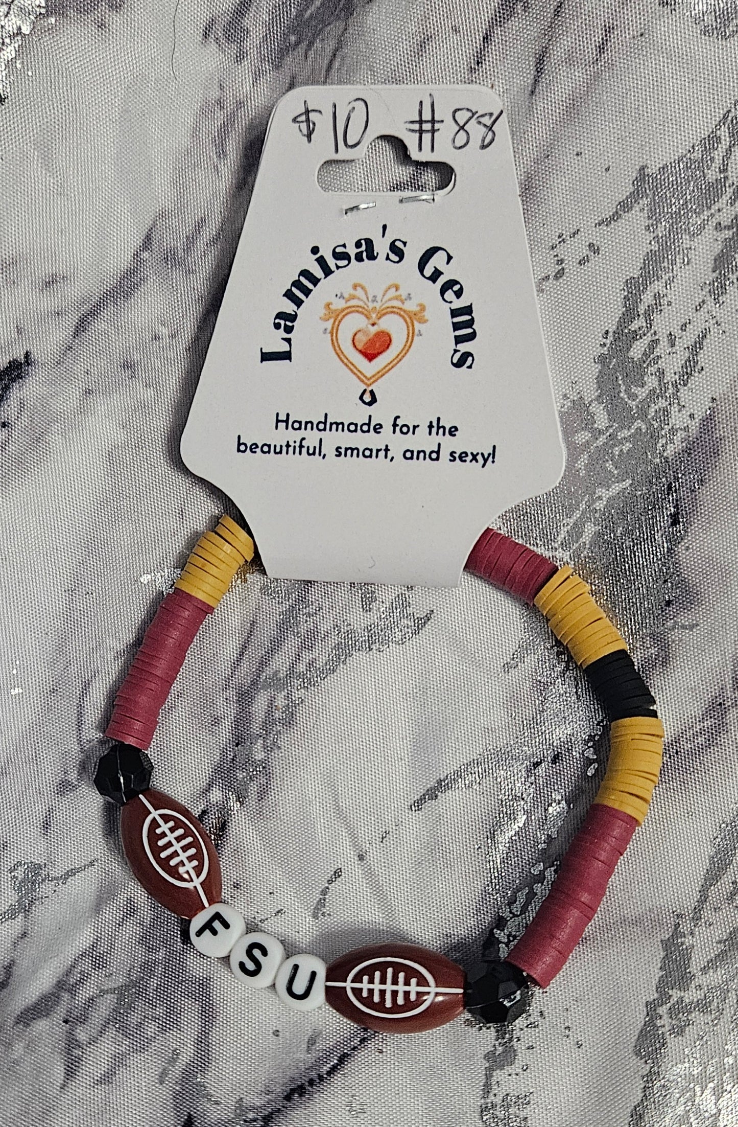 FSU Heishi Bracelet