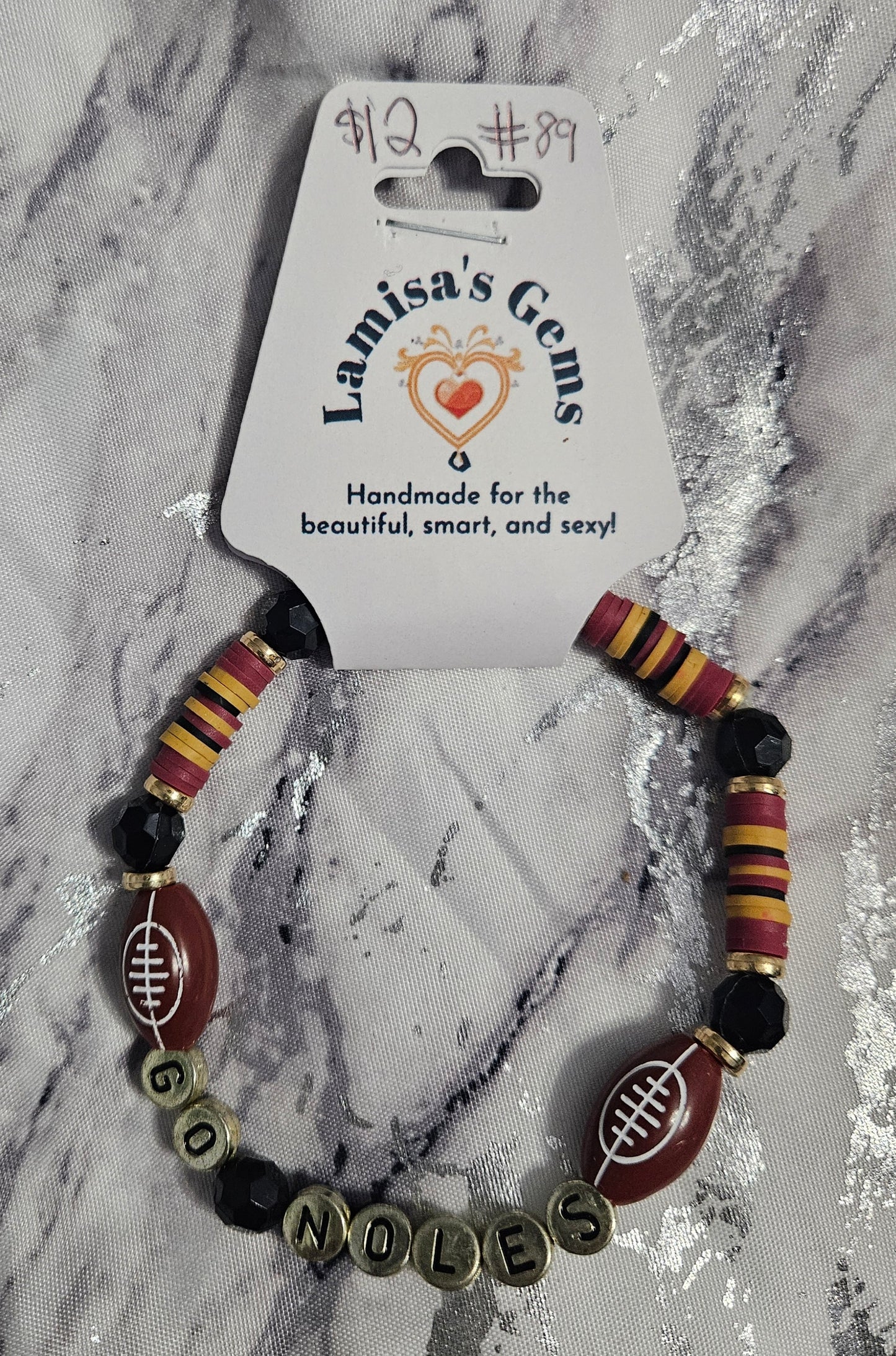 FSU Heishi Bracelet