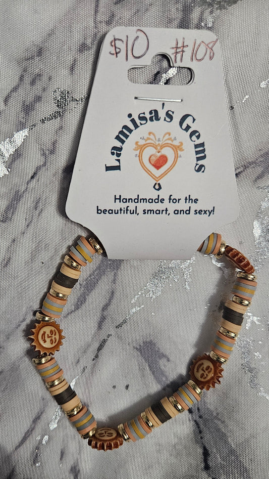 Sun Heishi Bracelet