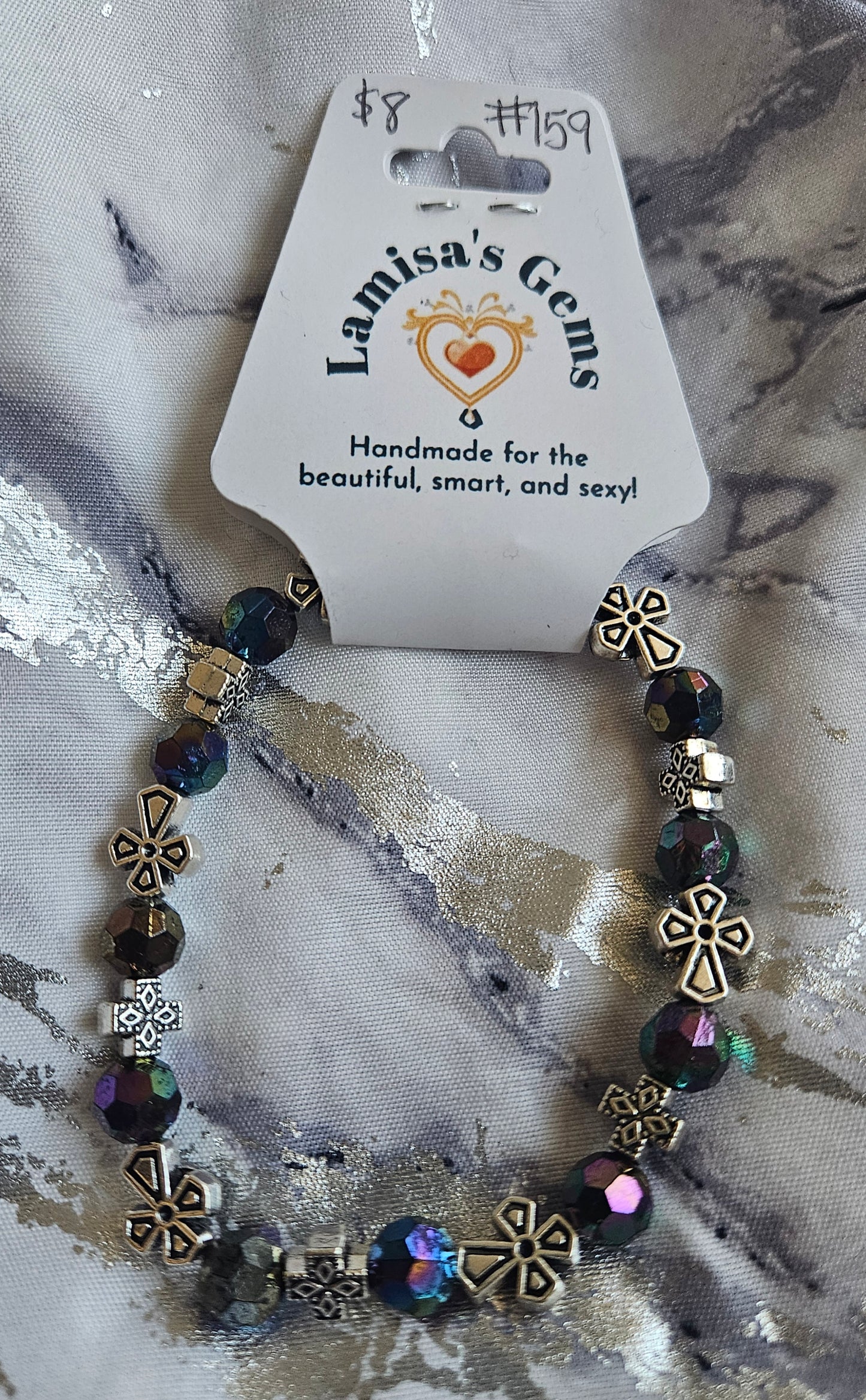 Cross Galaxy Bracelet