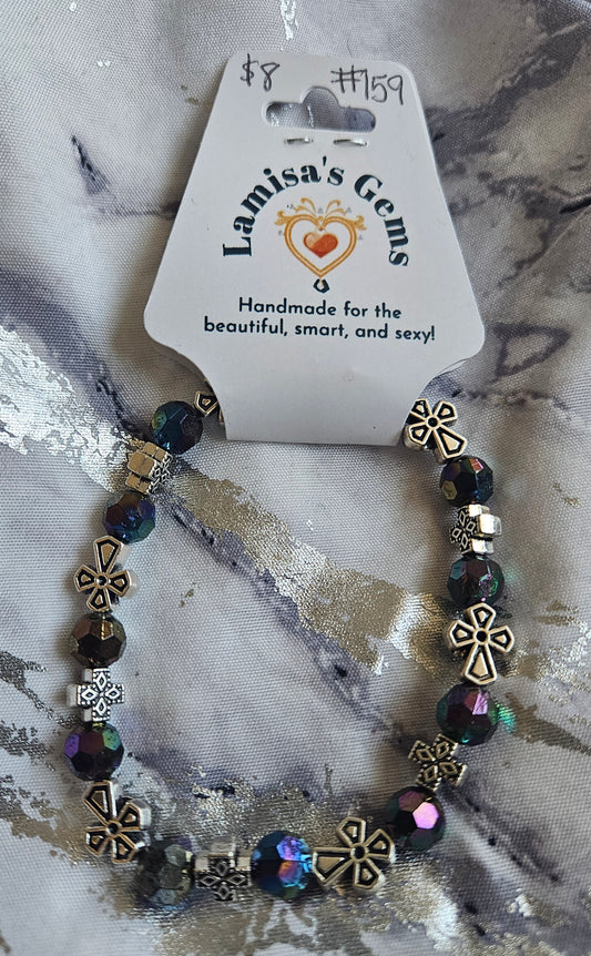 Cross Galaxy Bracelet