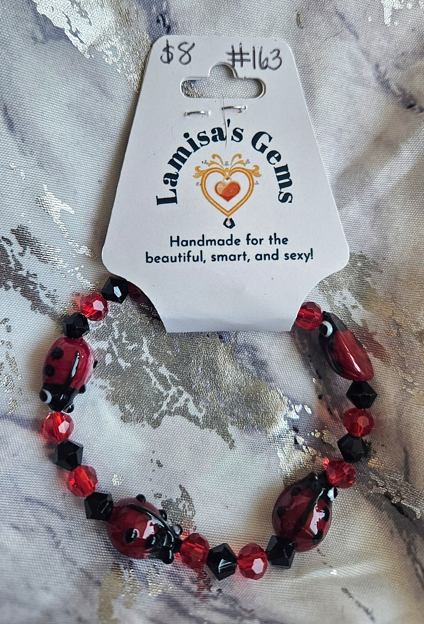 Lady Bug Bracelet