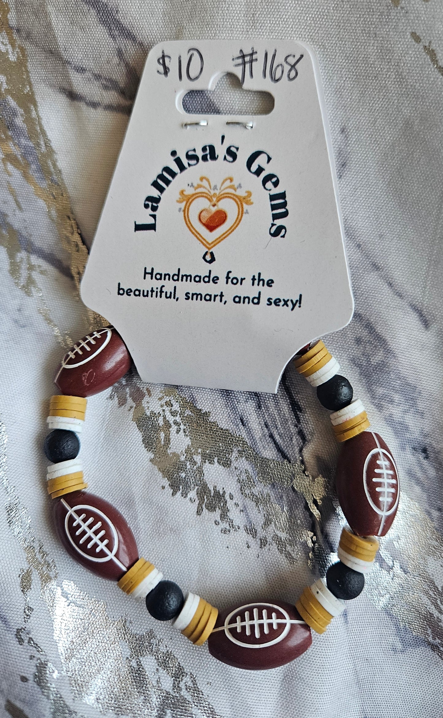 Packers Football Bracelet