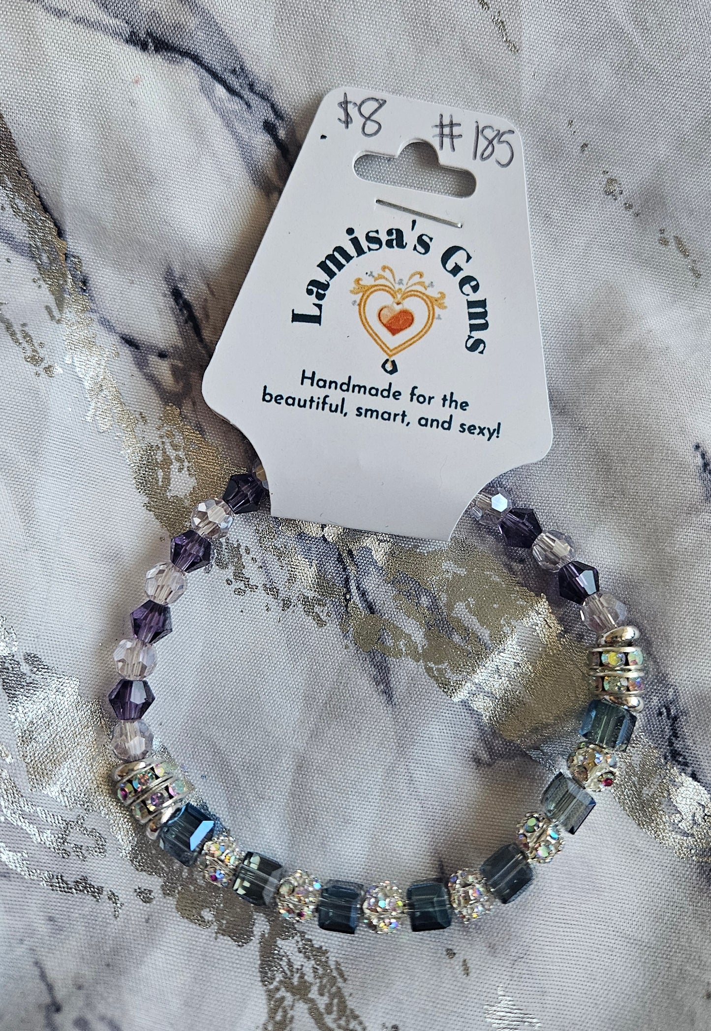 Iridescent Crystal Bracelet