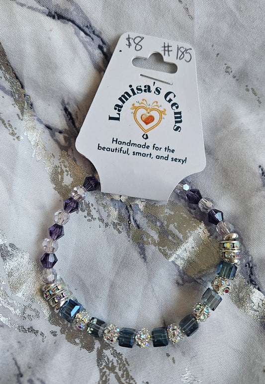 Iridescent Crystal Bracelet