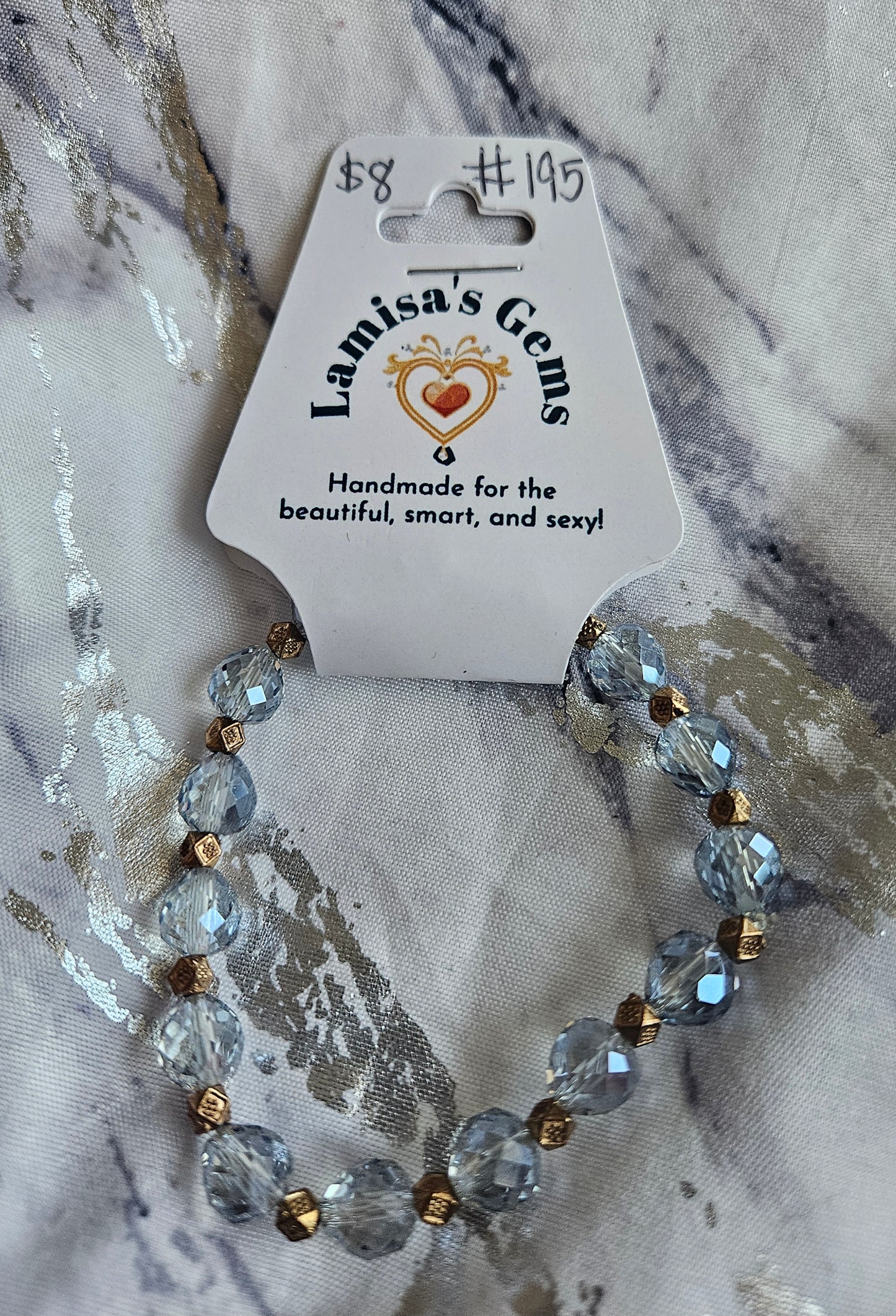 Detailed Crystal Bracelet