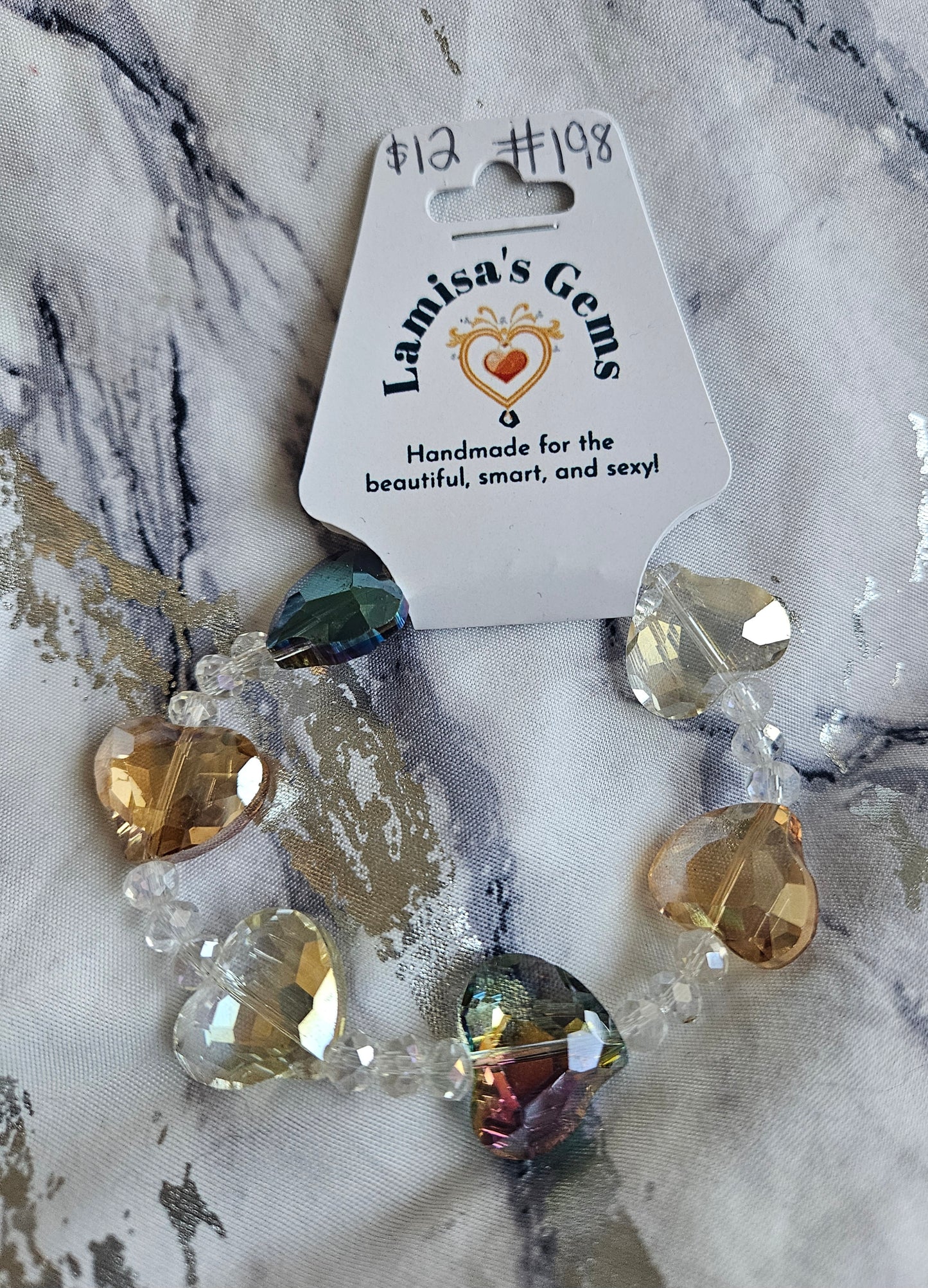 Heart Crystal Bracelet