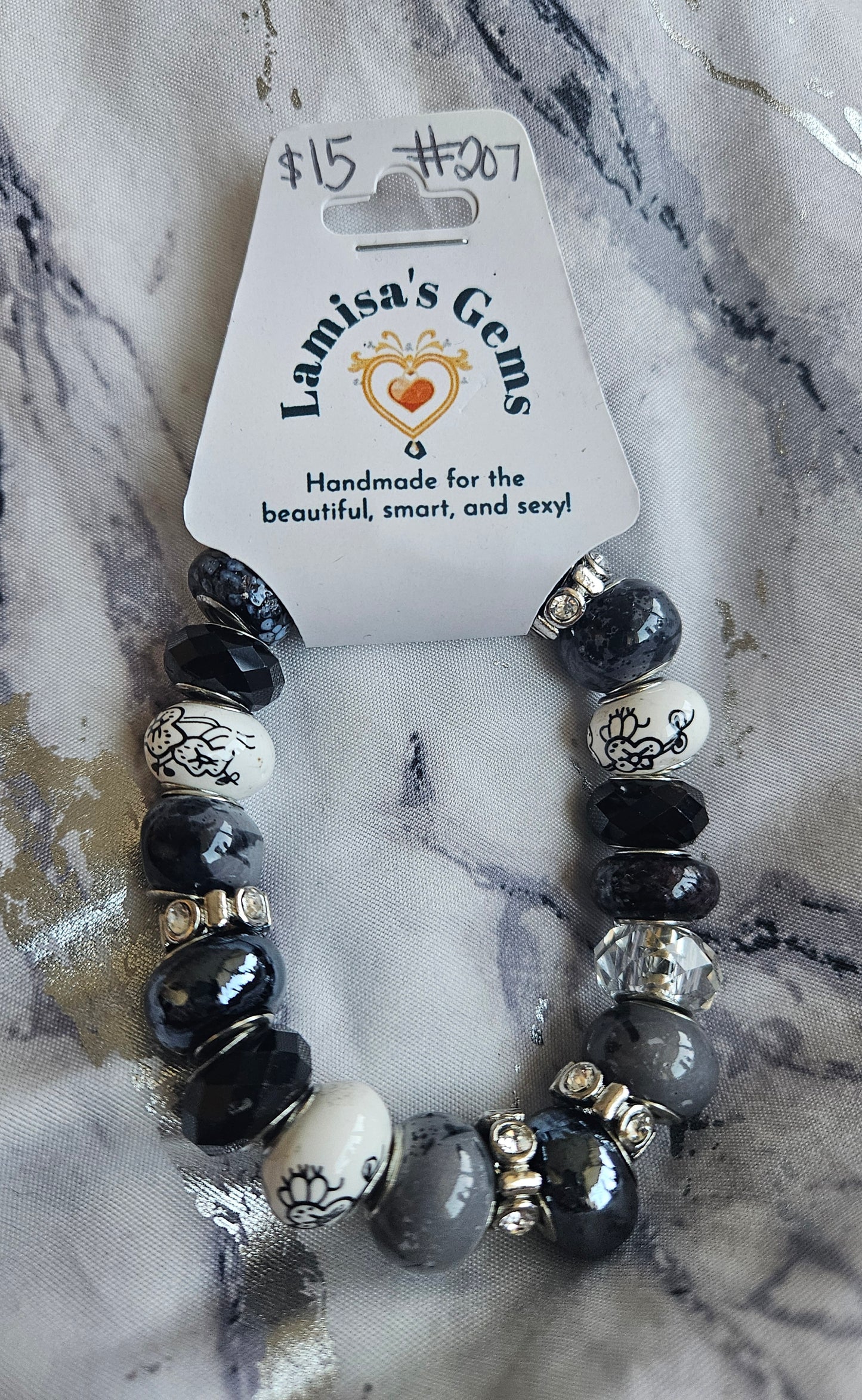 Heavy Glass Bracelet