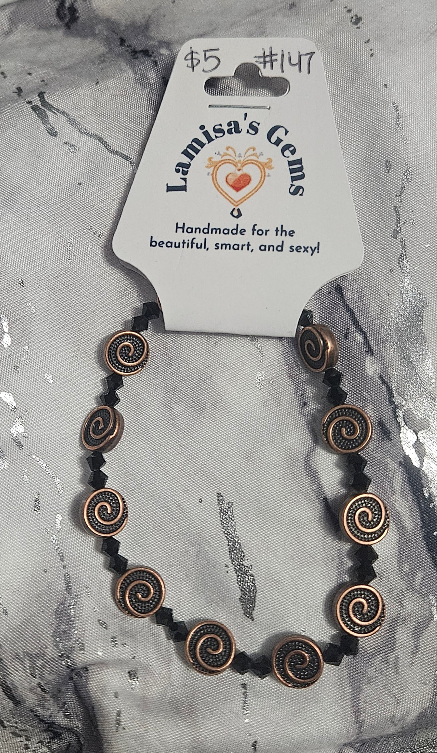 Bronze Spiral Bracelet