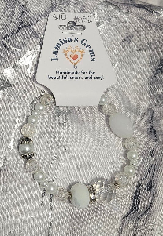 Pearl & Crystal Bracelet