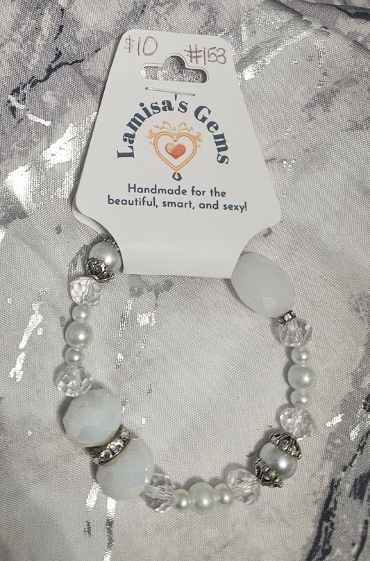 Pearl & Crystal Bracelet