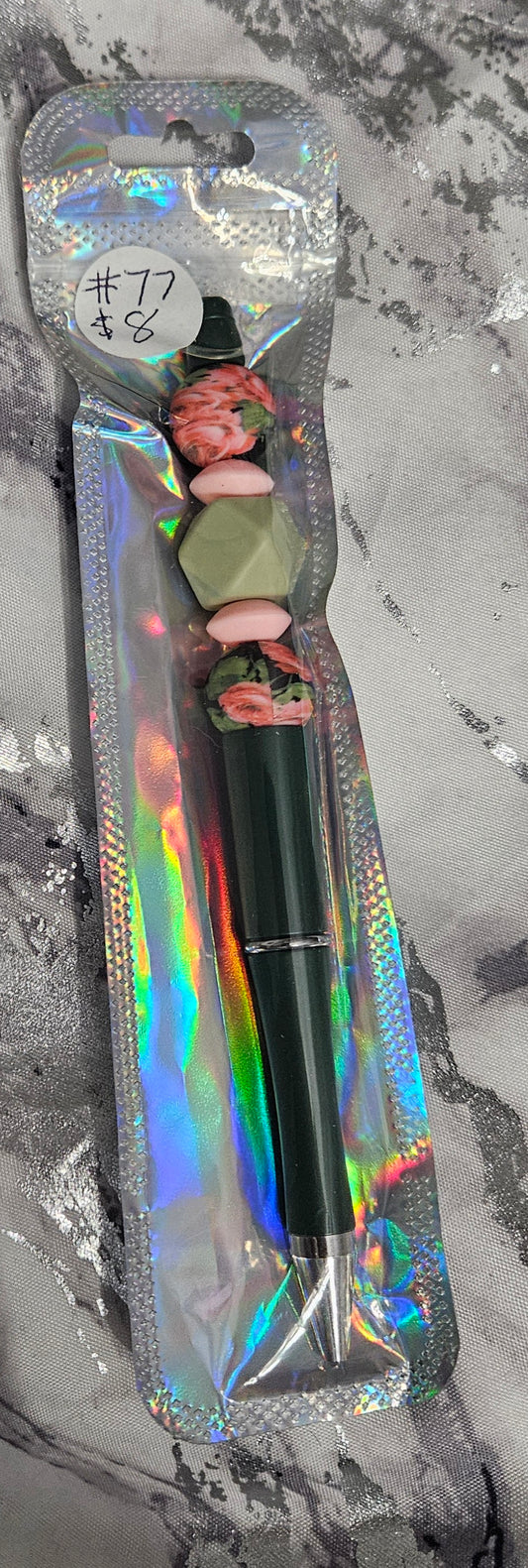 Floral Bead Pen