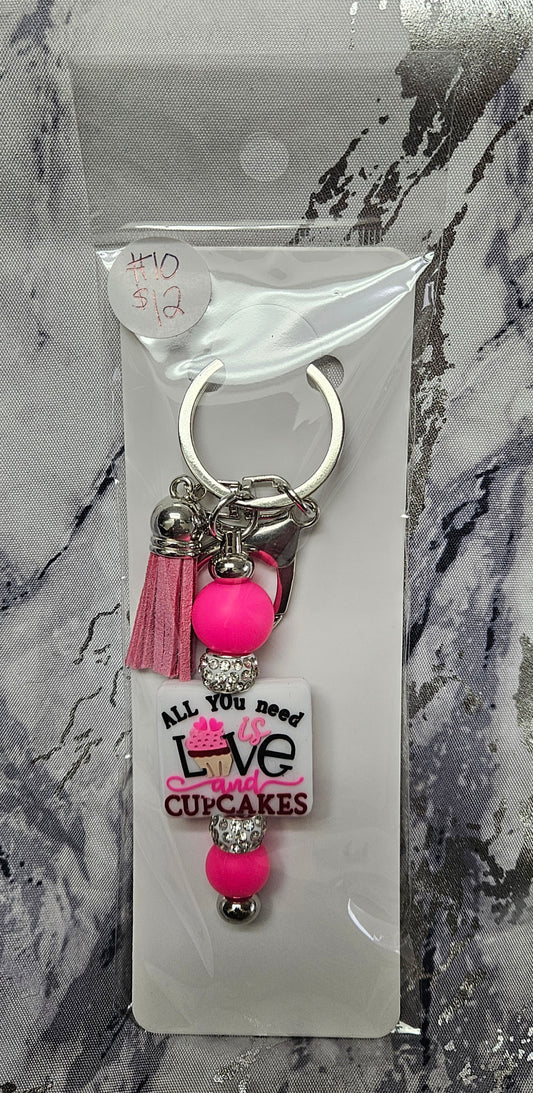 Love Cupcakes Keychain