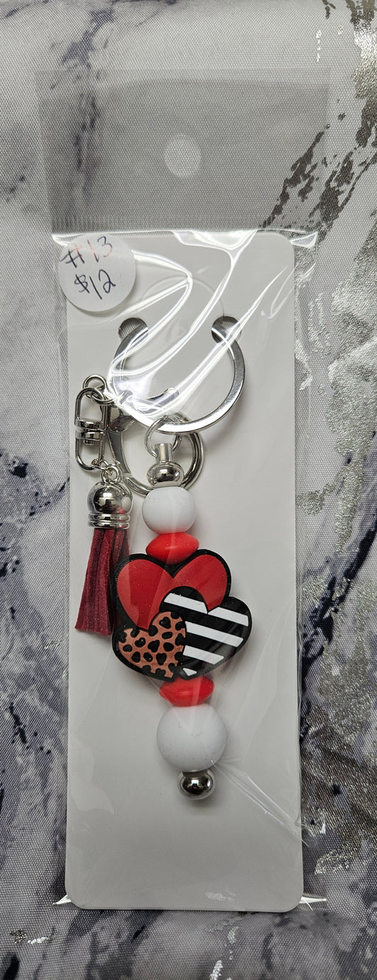Cheetah Love Keychain