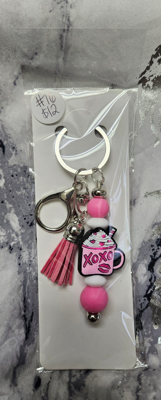 Xoxo Coffee Keychain