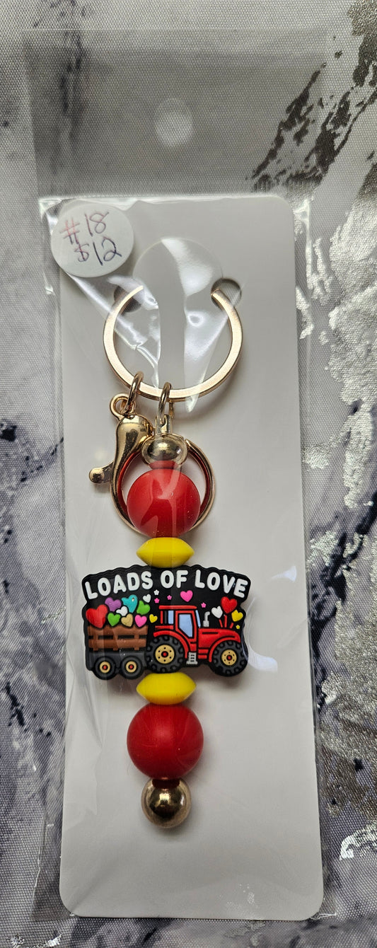 The Love Tractor Keychain