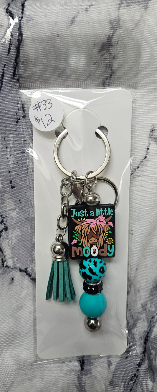 Moody Keychain