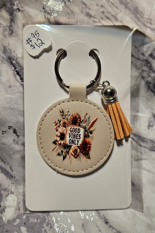 Good Vibes Only Keychain