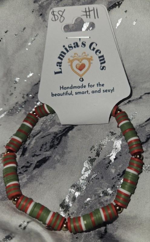 Christmas Heishi bracelet